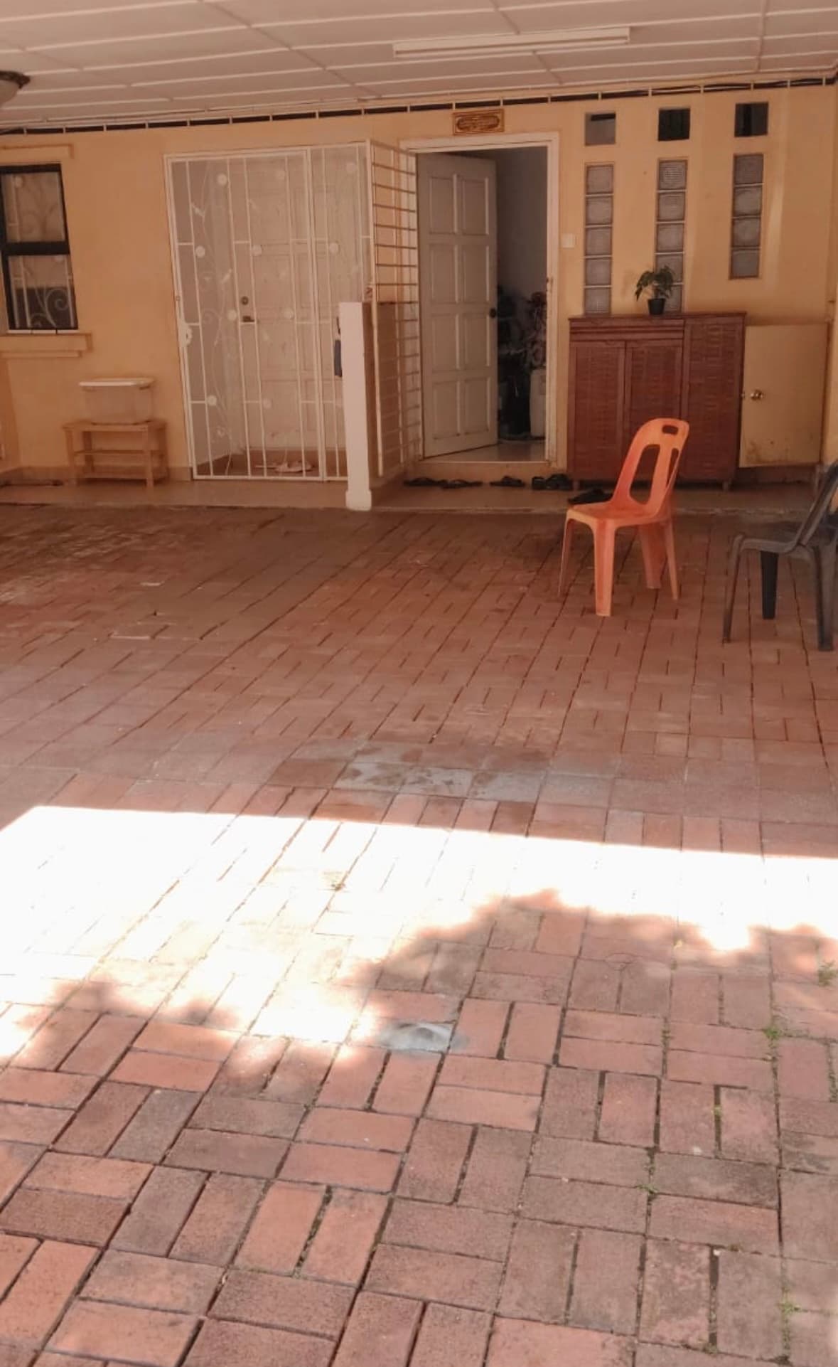 Same porch completely cleared after junk removal